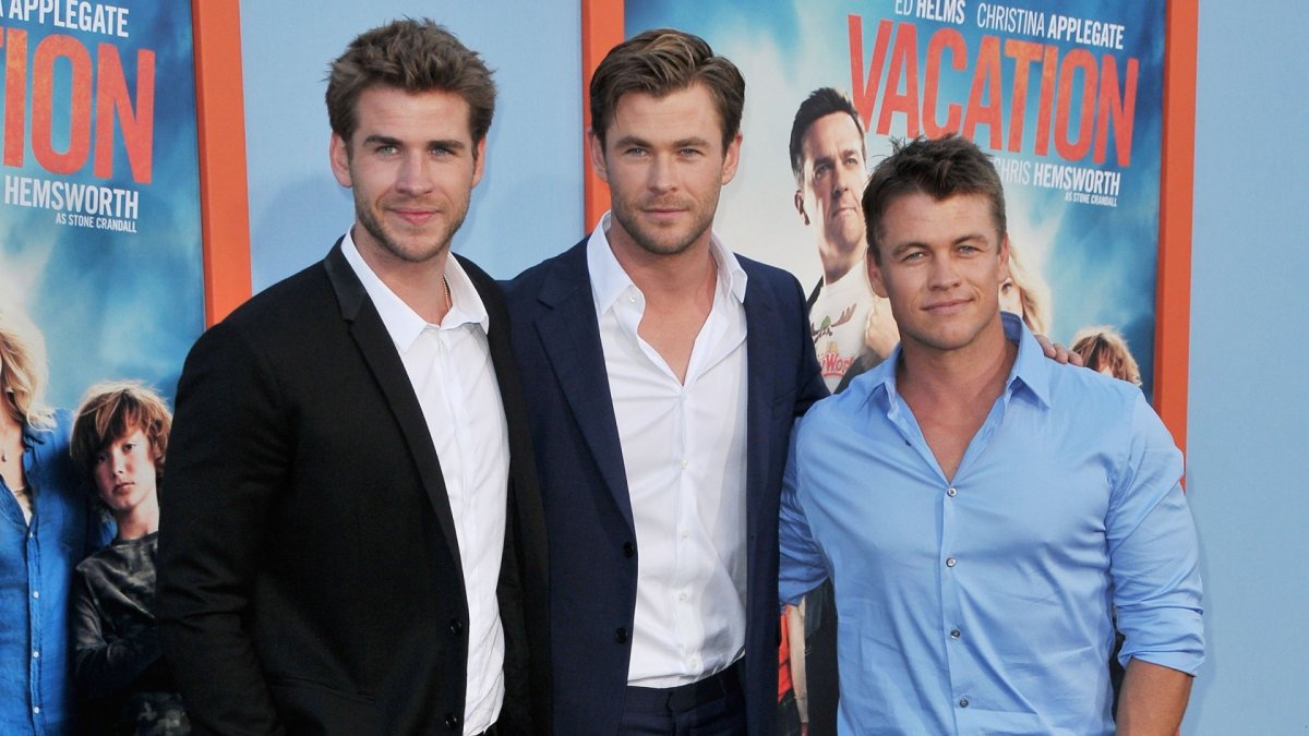 Broliai Liamas Hemsworthas, Chrisas Hemsworthas ir Luke'as Hemsworthas