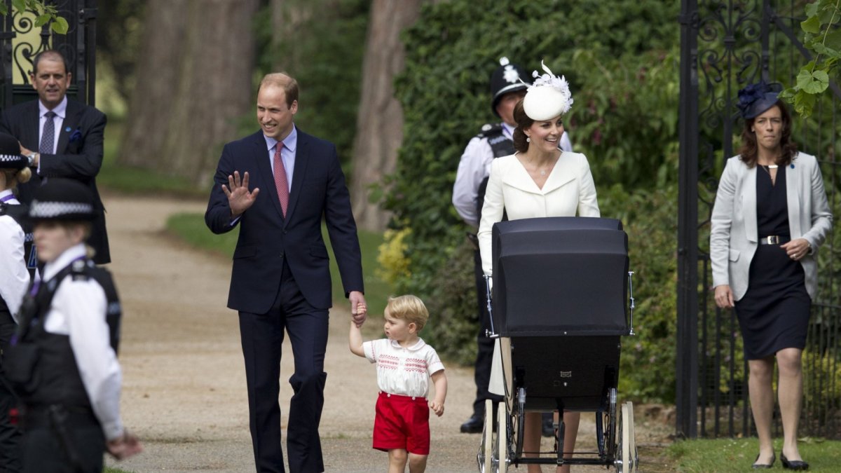 Princas Williamas ir Kembridžo hercogienė Catherine su vaikais