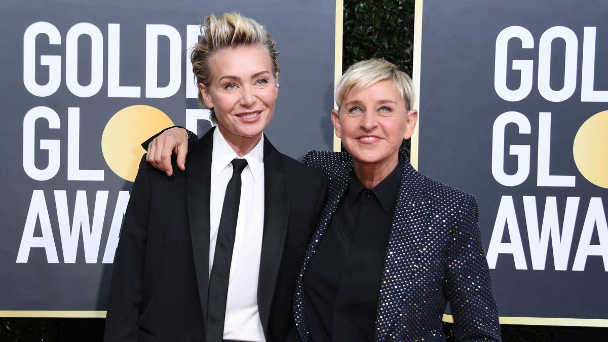 Portia de Rossi, Ellen DeGeneres / AFP/„Scanpix“ nuotr.