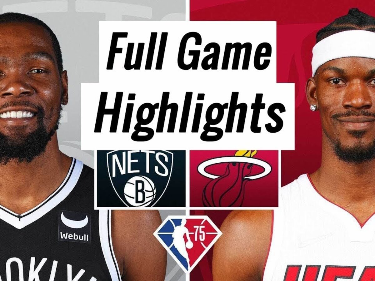 Brooklyn Nets vs. Miami Heat Full Game Highlights | NBA Season 2021-22 |  Video | 15min.lt