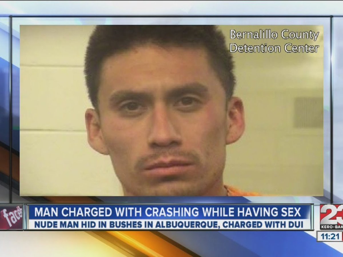 Man crashes while having sex and driving drunk