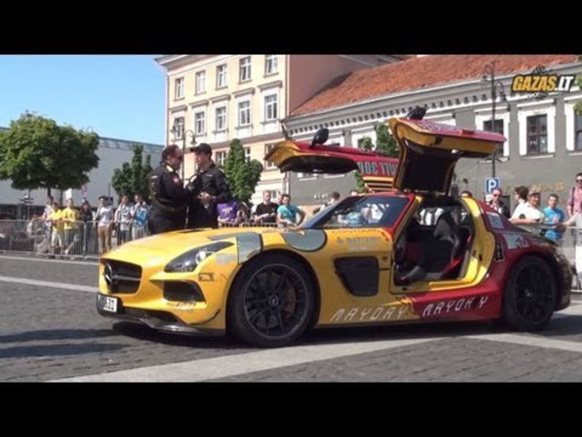 Gumball 3000 Checkpoint in Vilnius, Lithuania 2013