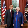 M.Kaljurand su JAV prezidentu Baracku Obama
