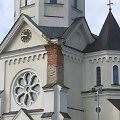 Klebonas Vytautas Gedvainis žada, kad bažnyčios fasadas bus suremontuotas jau &scaron;į mėnesį