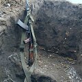 Ukrainos karių apkasai