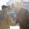 brg. gen. Artūras Radvilas ir brg. gen. Christian Nawrat