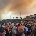 Gaisras Rodo saloje: evakuojami turistai