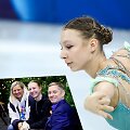 Meda Variakojytė ir treneriai Raimo Reinsalu bei Olga Kovalkova