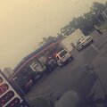 Girtas vairuotojas Garliavos degalinėje kliudė traktorių