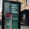 Čepkelių trauktinė reklamuojama Vilniaus centre