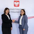 Gintarė Skaistė Var&scaron;uvoje susitiko su Lenkijos finansų ministre Magdalena Rzeczkowska