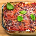 &bdquo;Cannelloni&ldquo; makaronai, įdaryti jautienos far&scaron;u su baklažanais