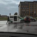 Kaune į avarija pakliuvo policijos automobilis