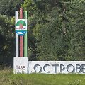 Baltarusijos miestas Astravas, &scaron;alia kurio i&scaron;dygs atominė jėgainė.