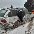 Kauno rajone į melioracijos griovį nulėkė ir vertėsi BMW