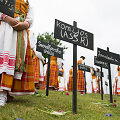 Gedulo ir vilties dienos paminėjimas prie Naujosios Vilnios geležinkelio stoties memorialo 