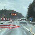 Laikinos geltonos linijos automagistralėje Vilnius-Kaunas