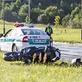 Motorolerio ir automobilio avarija Vilniuje