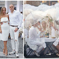 Penktoji &bdquo;Le D&icirc;ner en Blanc&ldquo; Vilniuje. Gintarė Gurevičiūtė ir Dmitrijus Jaru&scaron;evičius