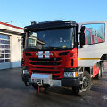 Scania ugniagesių sunkvežimis
