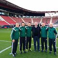 Paulius Malžinskas su teisėjais prie&scaron; Europos lygos rungtynes tarp Alkmaro AZ ir Tel Avivo &bdquo;Maccabi&ldquo;