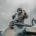 Lenkijos 15-osios mechanizuotosios brigados karių atvykimas į Lietuvą