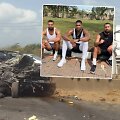 Metalo laužo krūva virtęs &bdquo;Lexus Jeep&ldquo; ir Latifas &bdquo;Latzas&ldquo;&nbsp;Ayodele, Anthony Joshua bei&nbsp;Sina Ghami