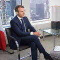 E.Macronas kalbėjosi ne su Prancūzijos žiniasklaida, o su Ch.Amanpour