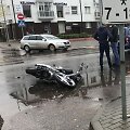Jonavos miesto centre &ndash; avarija, sužeistas motociklininkas
