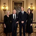 Karalius Charlesas II, karalienė konsortė Camilla, Velso princai Williamas ir Catherine