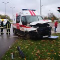 Klaipėdoje greitoji pateko į avariją.