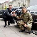 Donatas Motiejūnas (kairėje) ir Benediktas Vanagas
