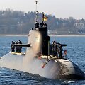 Vokietijos kompanijos &bdquo;Thyssenkrupp&ldquo; povandeninis laivas.