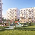 Daugiabučių gyvenvietės &bdquo;Namų pynės&ldquo; vizualizacija 