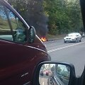 Vilniuje užsidegė motociklas.