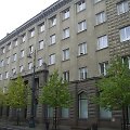 Žemės ūkio ministerija Gedimino pr. Vilniuje (dab. Europos Komitetas prie Lietuvos Respublikos Vyriausybės), architektas V. Afanasjev, 1954 m.