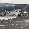 Gaisras degalinėje netoli Kyjivo