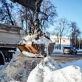 Panevėžyje i&scaron; miesto i&scaron;vežamas sniegas