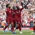 Mahomedas Salah ir &bdquo;Liverpool&ldquo; džiaugiasi įvarčiu