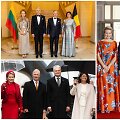 Belgijos karalius Pilypas ir karalienė Matilda, Lietuvos prezidentas Gitanas Nausėda ir pirmoji ponia Diana Nausėdienė