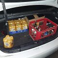 Taksi automobilyje aptiktas alkoholis.