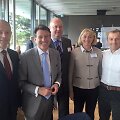 Sebastianas Coe (antras i&scaron; kairės) ir Baltijos &scaron;alių federacijų vadovai
