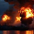 Ukrainos dronai atakavo taikinius Rusijos Kaukazo uoste