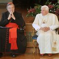 Kardinolas George'as Pellas ir popiežius Benediktas XVI