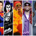 Deanas Cainas, Gene'as Simmonsas, Hulkas Hoganas, Dennisas Rodmanas ir Mike'as Tysonas
