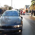 BMW avarijos vietoje