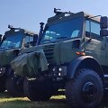 Mercedes-Benz &bdquo;Unimog&ldquo; U5000 sunkvežimiai / Kra&scaron;to apsaugos ministerijos nuotr.