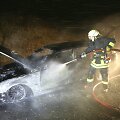 Prie Gargždų sudegė BMW 530