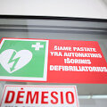 Defibriliatoriaus pristatymas