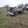 Automobilis po susidūrimo su traukiniu